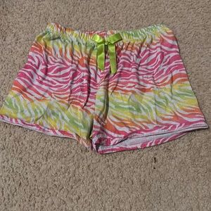 FUN TIME ZEBRA PJ SHORTS